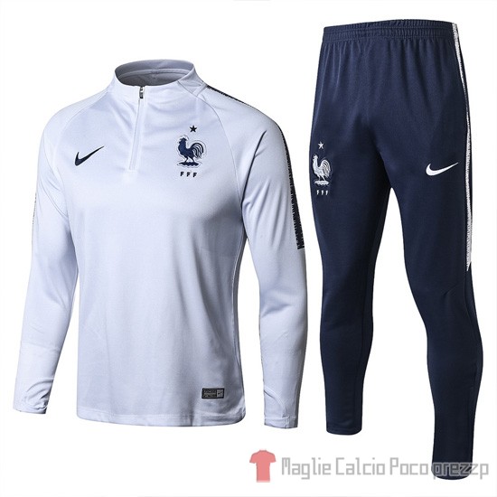 Tuta da Track Francia Bambino 2018 Bianco - Clicca l'immagine per chiudere